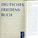 Deutsches Friedensbuch - Ullrih, Horst  / Nowokowski, Walter / Mollnau, Karl A.